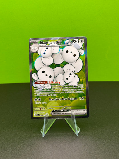 Pokémon TCG S&V Paradox Rift: Maushold Ex 233/182 (Full Art)