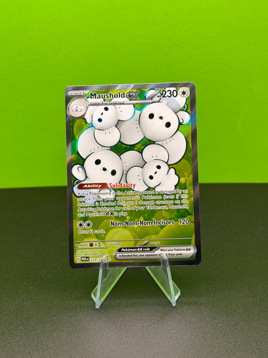 Pokémon TCG S&V Paradox Rift: Maushold Ex 233/182 (Full Art)