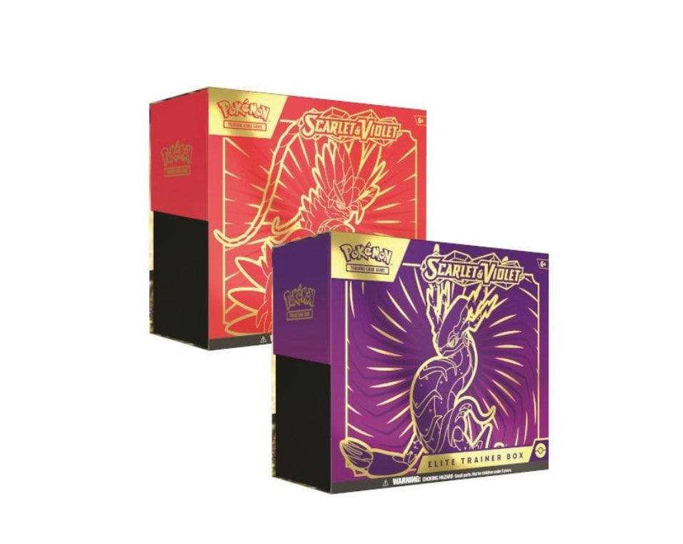 Pokémon TCG Scarlet & Violet Base Elite Trainer Box (Red Or Purple)