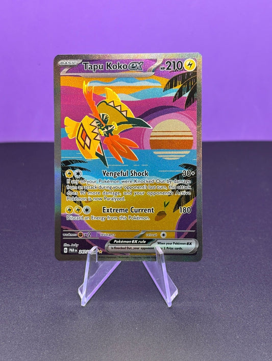 Pokémon TCG S&V Paradox Rift: Tapu Koko Ex 247/182