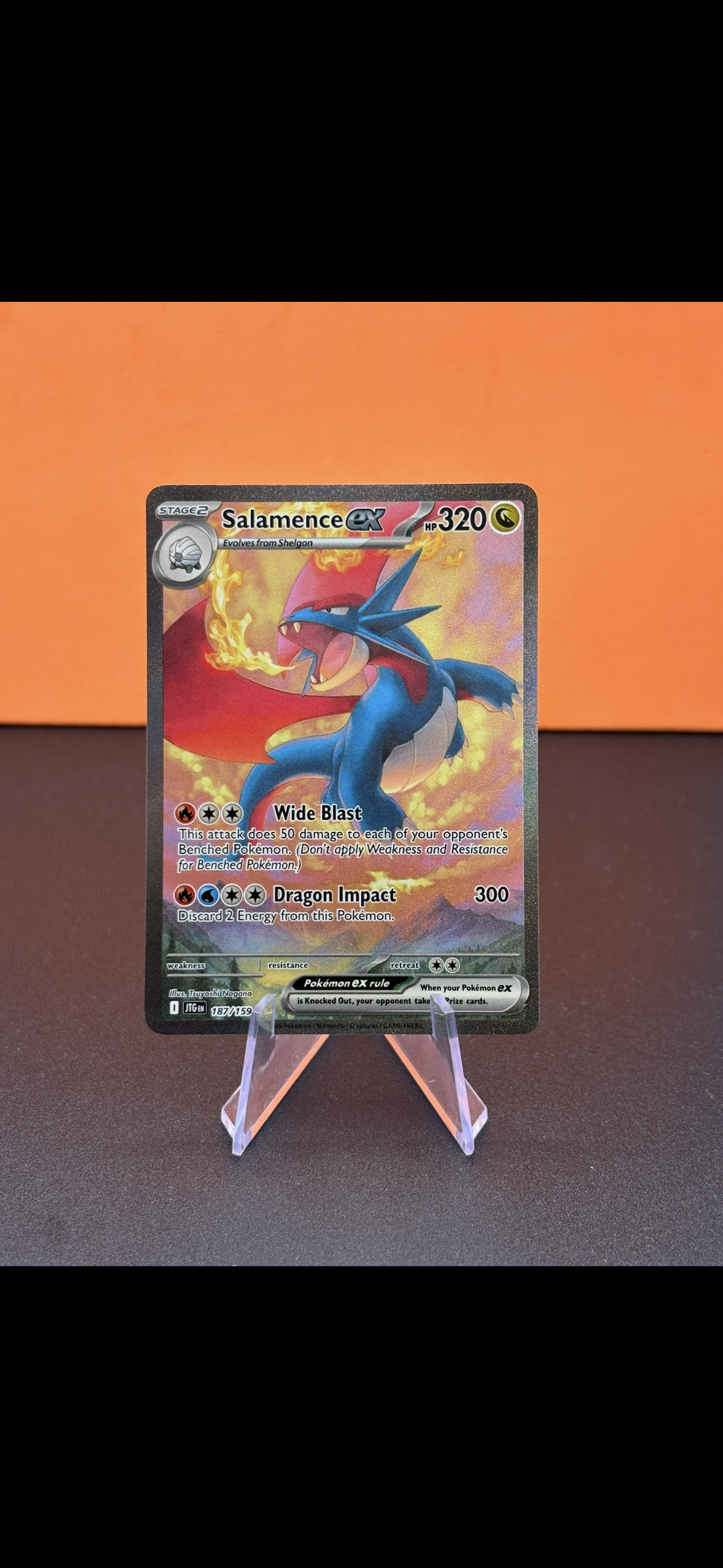Pokémon TCG S&V Journey Together: Salamence ex 187/159 (Special Illustration Rare)