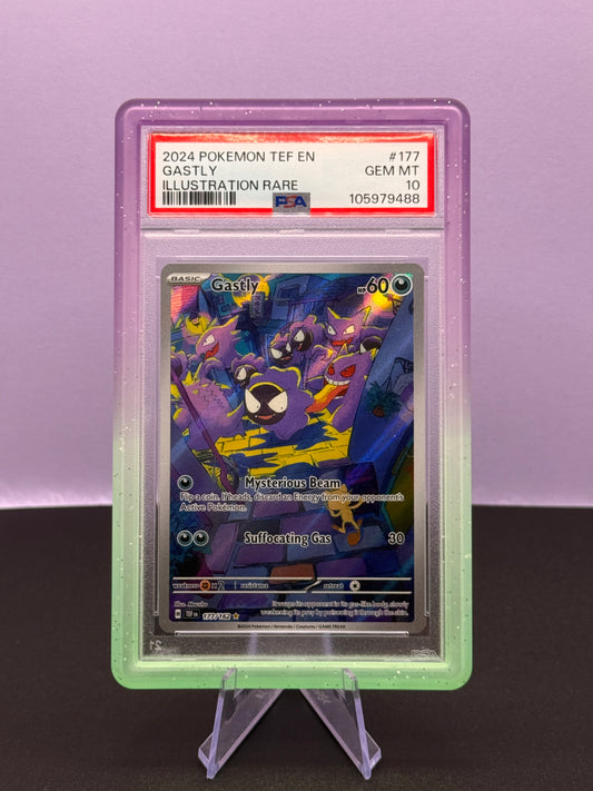 Pokémon TCG S&V Temporal Forces: Gastly 177/162 PSA GEM MINT 10 (Illustration Rare)