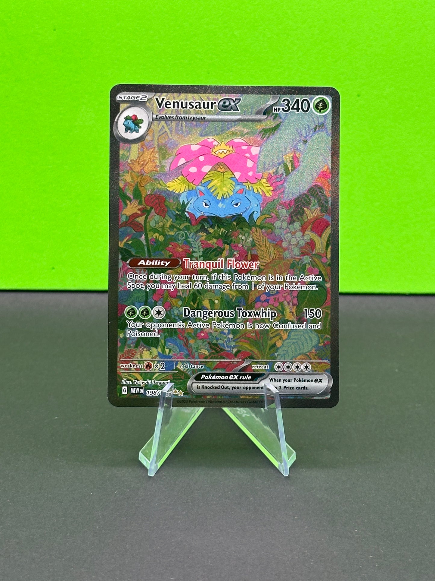 Pokémon S&V 151: Venusaur Ex 198/165 (Special Illustration Rare)