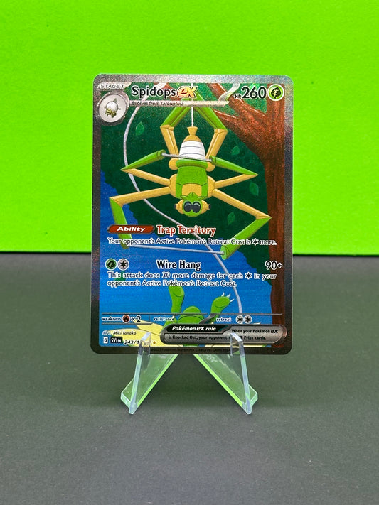 Pokémon S&V Scarlet and Violet Base: Spidops Ex 243/198