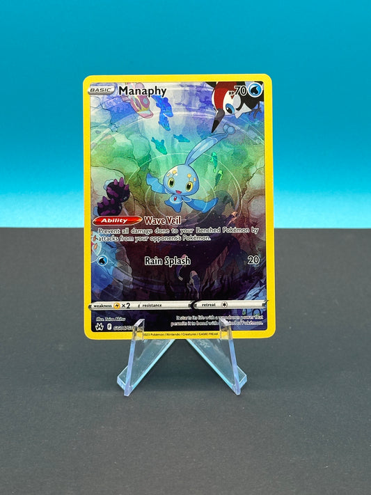 Pokémon S&S Crown Zenith: Manaphy GG06/GG70 (Holo Rare)
