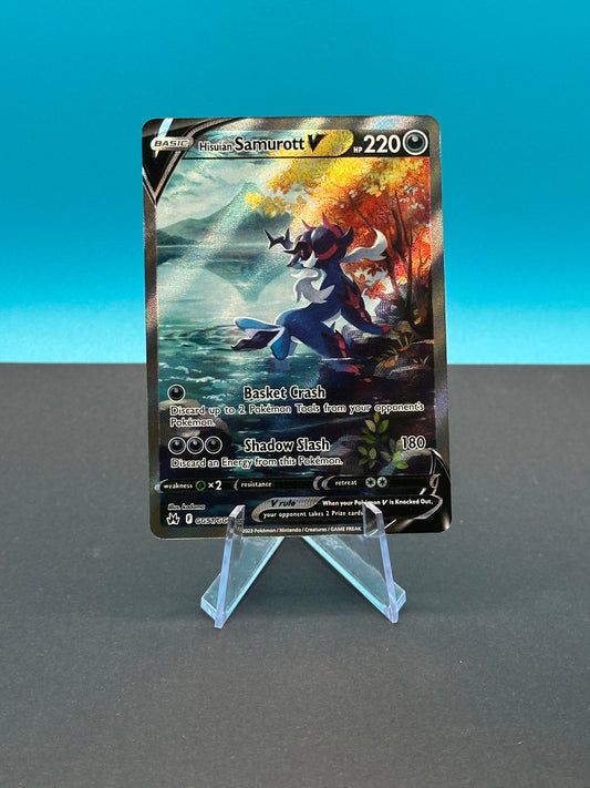 Pokémon S&S Crown Zenith: Hisuian Samurott V GG51/GG70 (Ultra Rare)