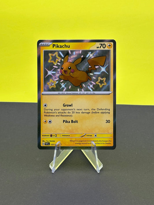 Pokémon S&V Paldean Fates: Pikachu 131/091 (Shiny Rare)