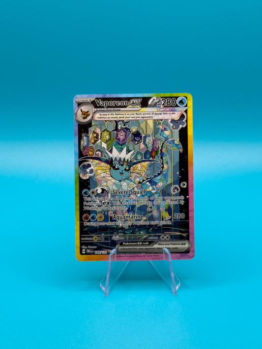 Pokémon TCG S&V Prismatic Evolutions: Vaporeon ex 149/131 (Special Illustration Rare)