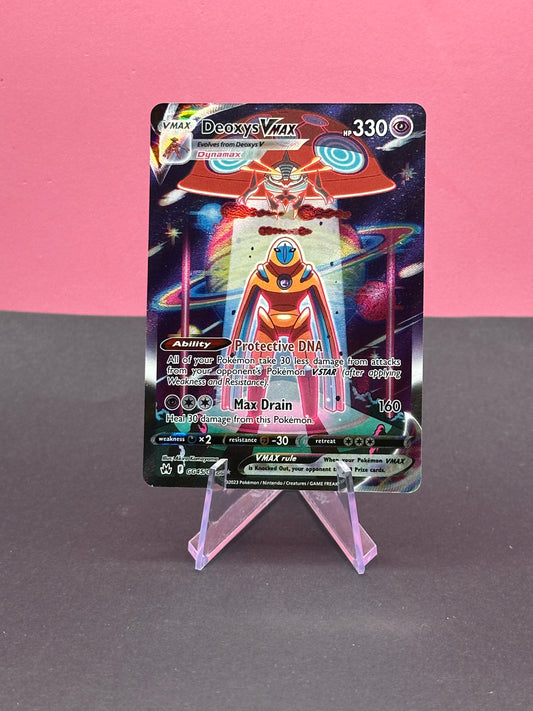 Pokémon S&S Crown Zenith: Deoxys VMAX GG45/GG70 (Ultra Rare)