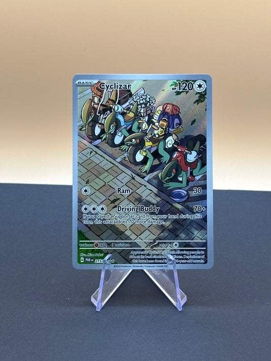 Pokémon S&V Paldea Evolved: Cyclizar 215/182 (Illustration Rare)