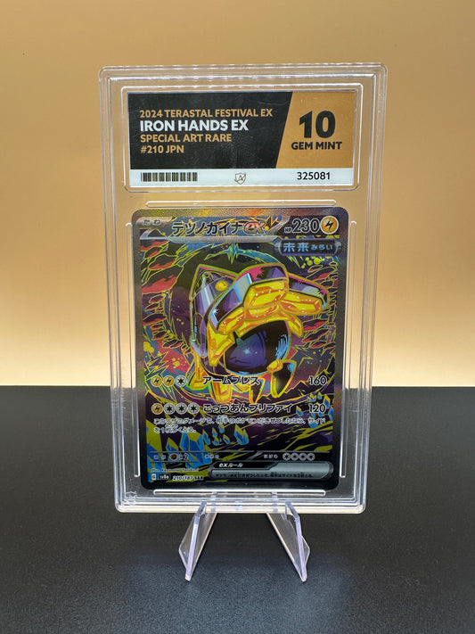 Pokémon TCG Terastal Festival: Iron Hands Ex SAR (ACE GEM MINT 10)