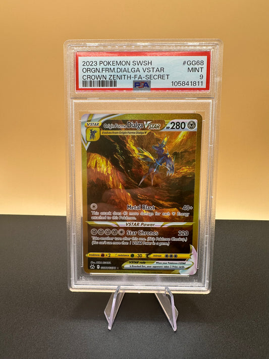 Pokémon TCG Crown Zenith: Origin Forme Dialga VSTAR (PSA MINT 9)