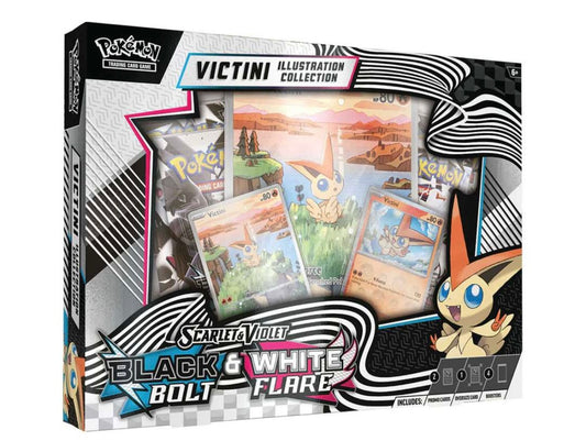 Pokémon TCG Black Bolt & White Flare Victini Illustrations Collection Box