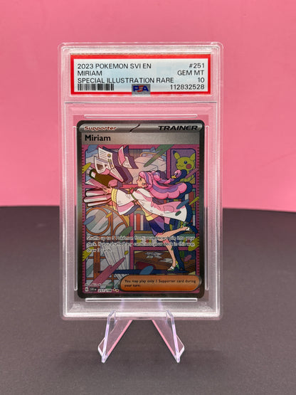 Pokémon TCG Scarlet & Violet: Miriam 251/198 (PSA 10)