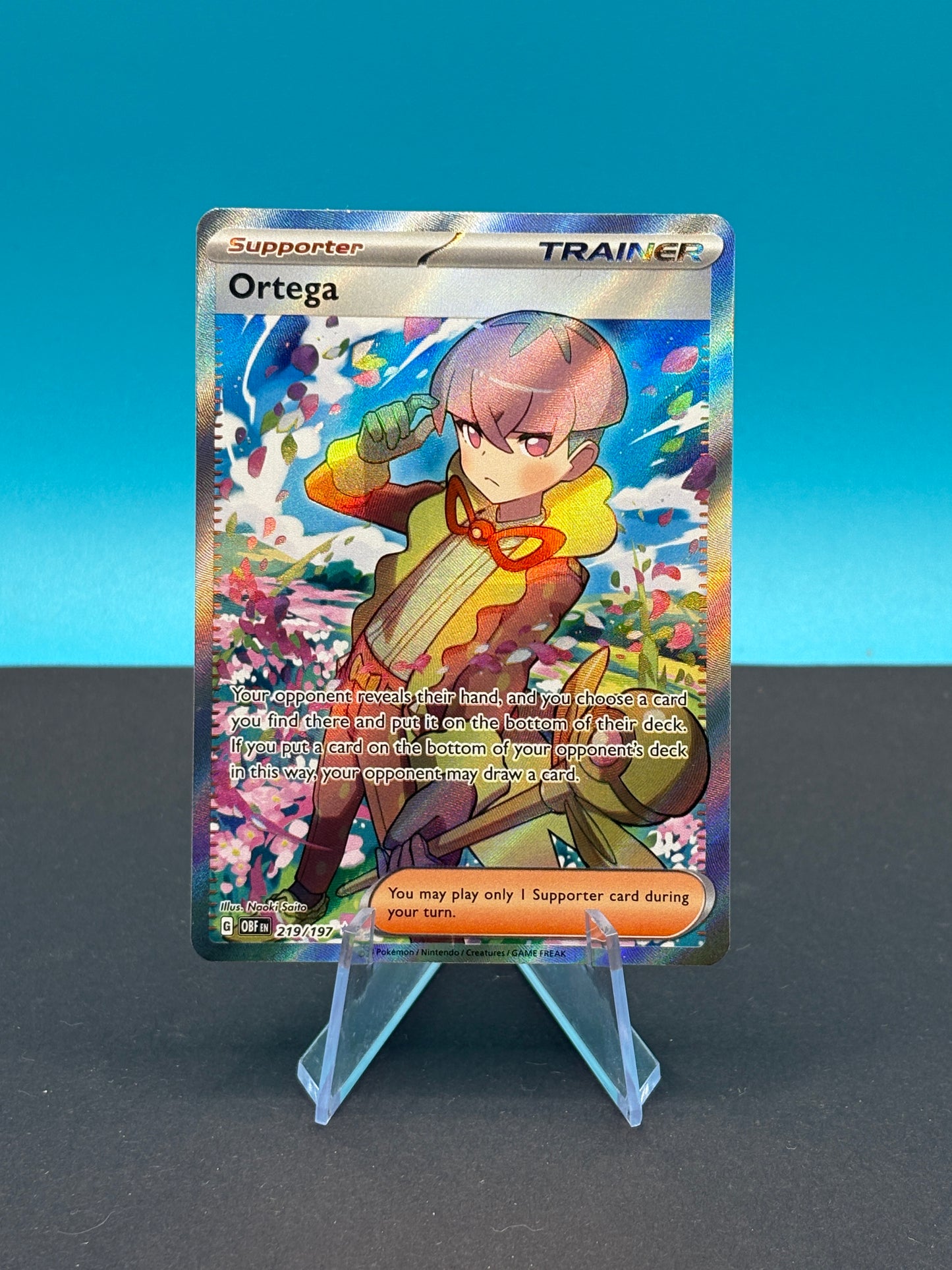 Pokémon TCG S&V Obsidian Flames: Ortega 219/197