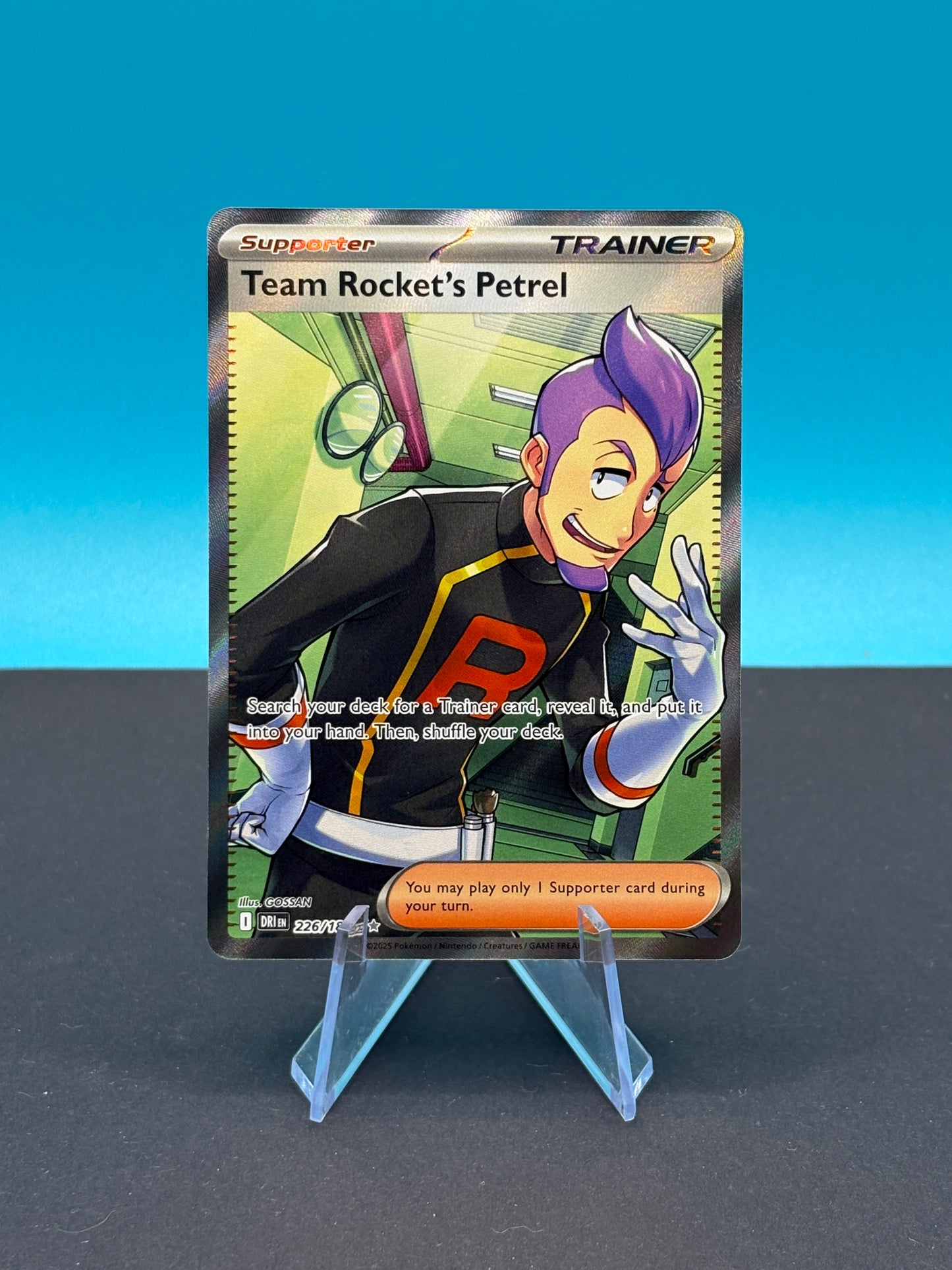 Pokémon TCG S&V Destined Rivals: Team Rocket's Petrel 226/182
