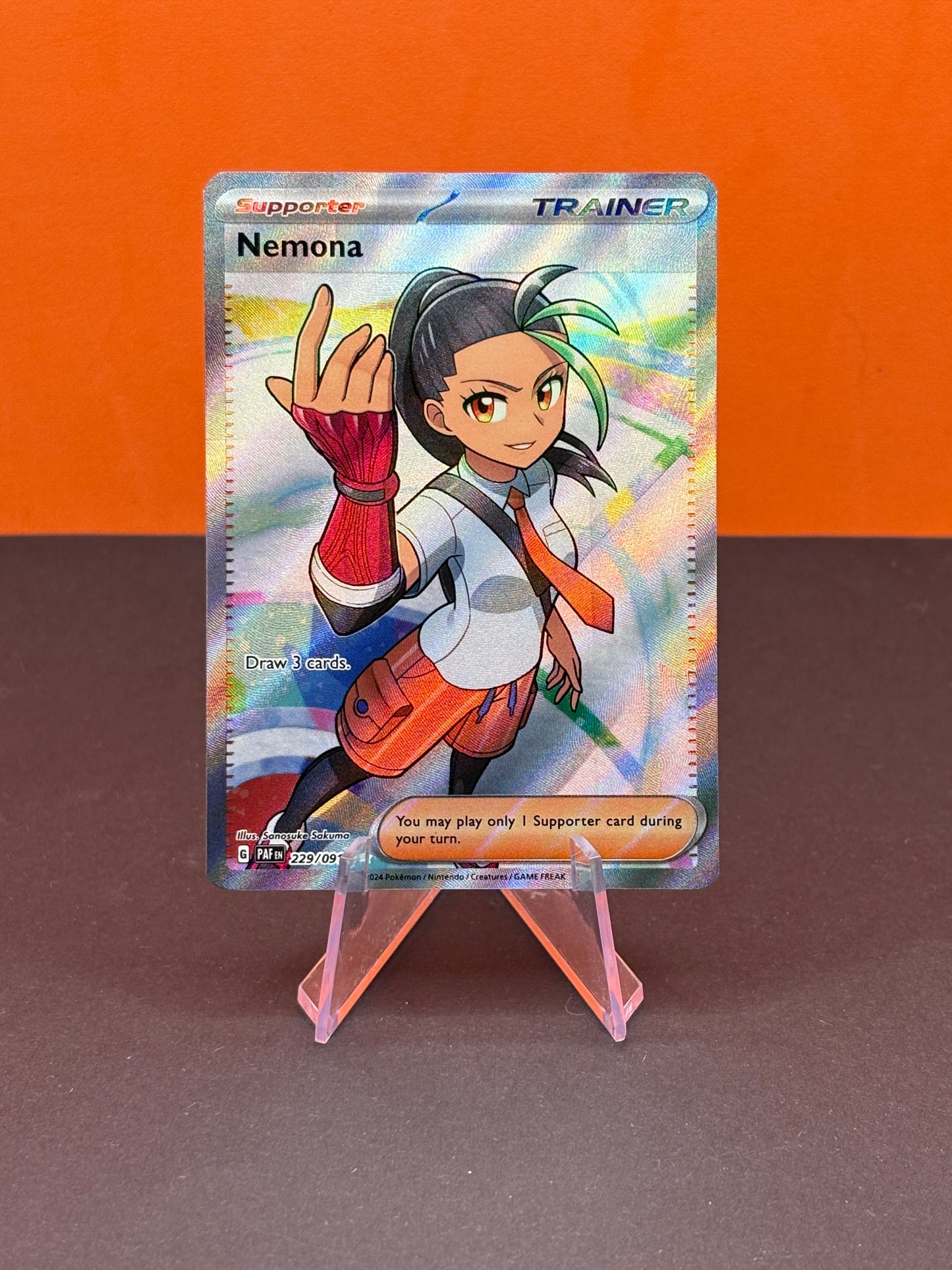 Pokémon TCG S&V Paldean Fates: Nemona 229/091