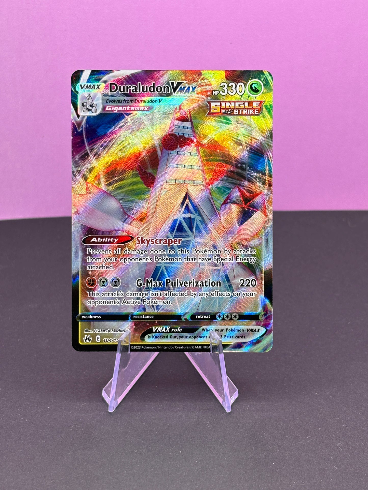 Pokémon TCG SWSH Crown Zenith: Duraludon Vmax 104/159