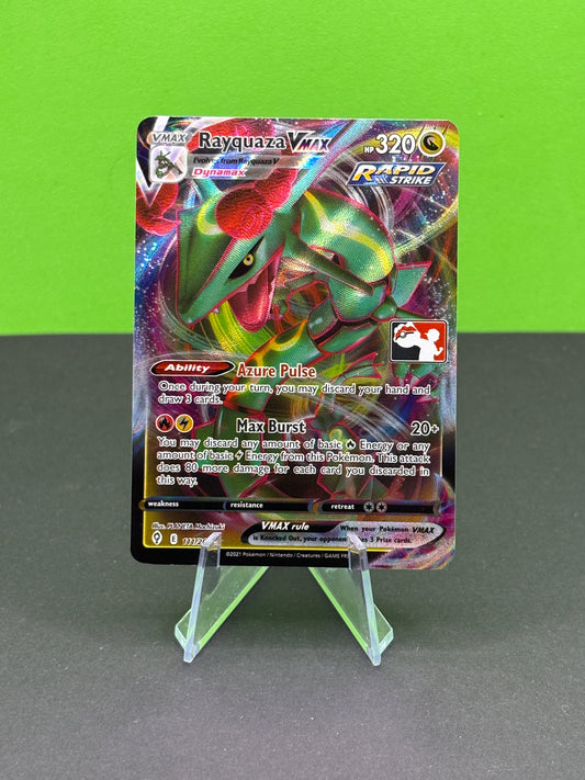 Pokémon TCG S&S Evolving Skies: Rayquaza Vmax Stamped