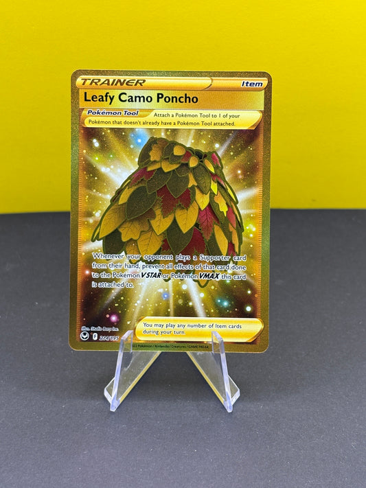 Pokémon TCG SWSH Silver Tempest: Leafy Camo Poncho 214/195