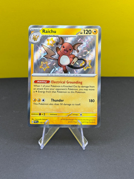 Pokémon TCG S&V Paldean Fates: Shiny Raichu 132/091