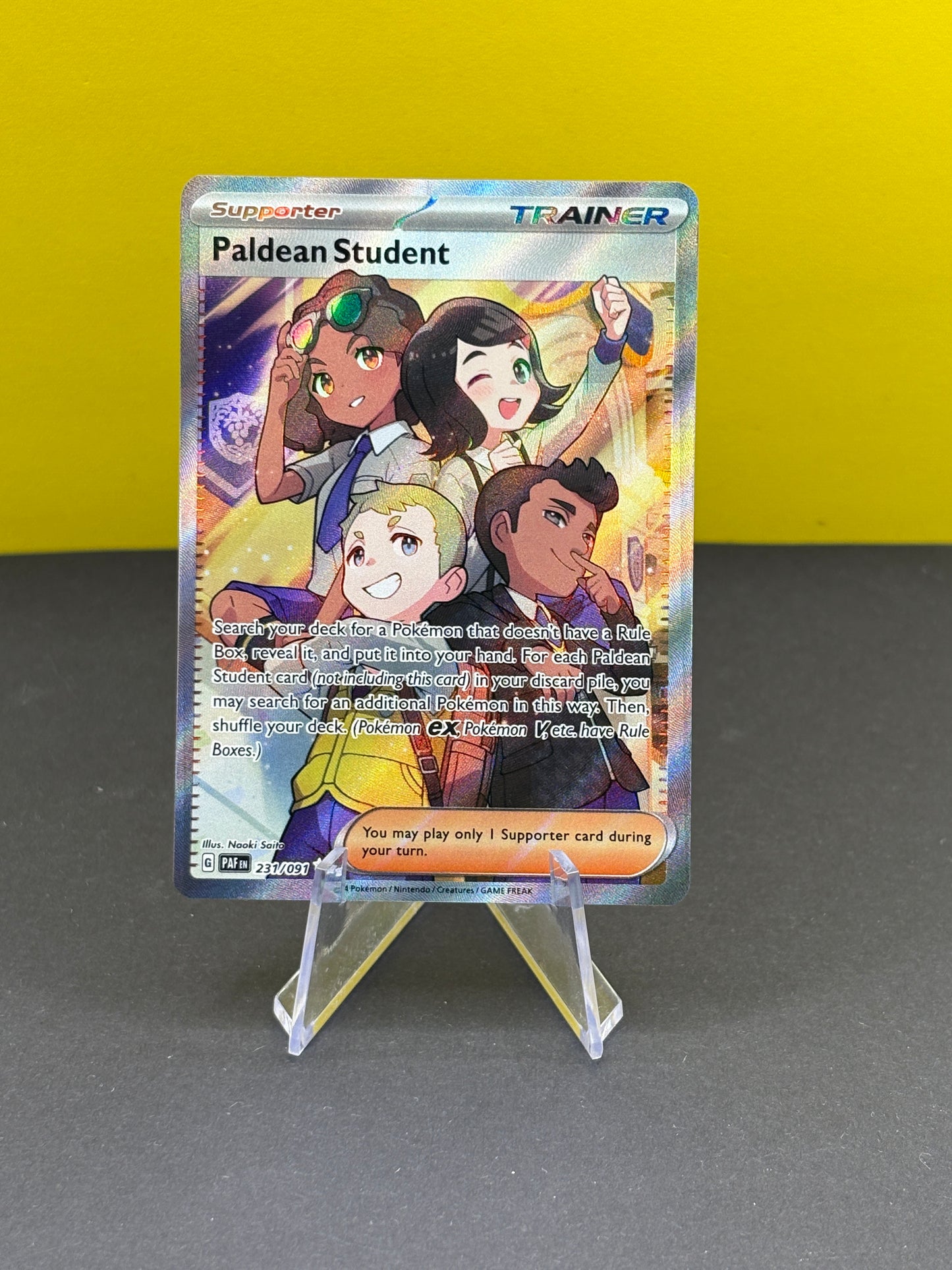 Pokémon TCG S&V Paldean Fates: Paldean Student 231/091