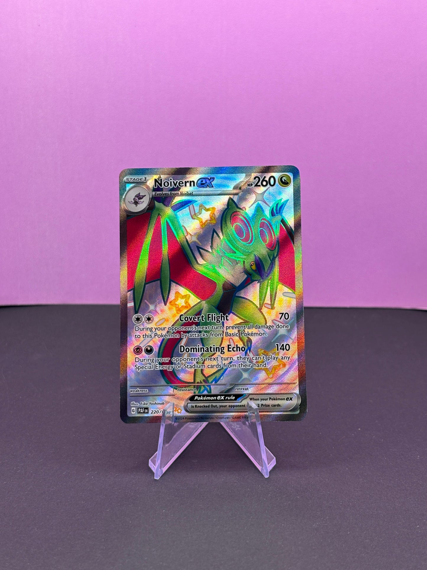 Pokémon TCG S&V Paldean Fates: Noivern ex 220/091