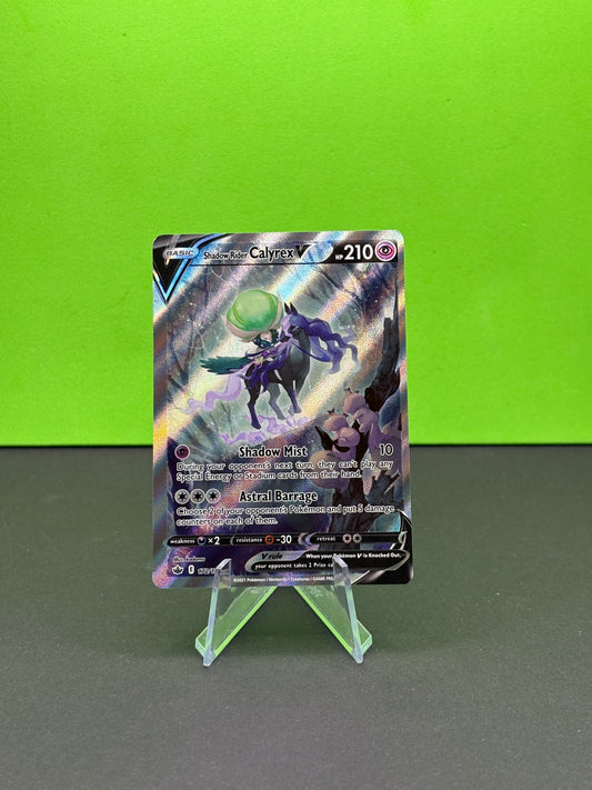 Pokémon TCG SWSH Chilling Reign: Shadow Rider Calyrex V