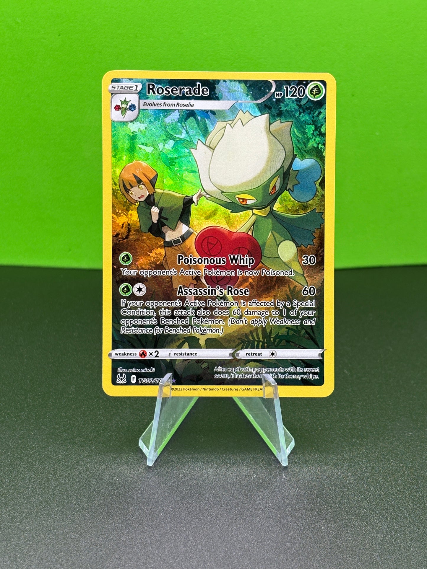 Pokémon TCG S&S Lost Origin: Roserade TG02/TG30