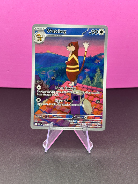 Pokémon TCG S&V White Flare: Watchog 153/086 (Illustration Rare)