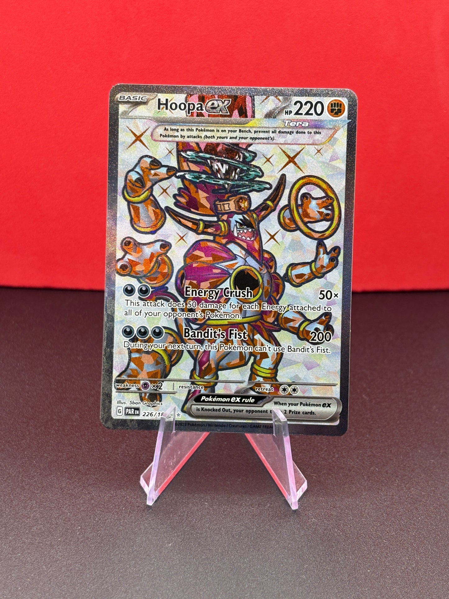 Pokémon TCG S&V Paradox Rift: Hoopa ex 226/182