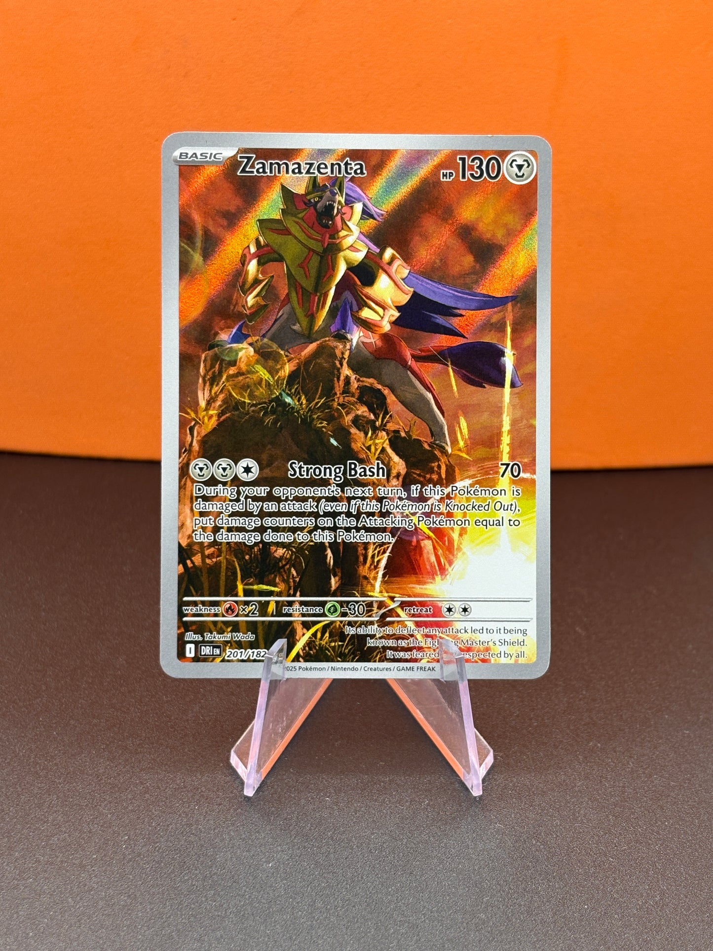 Pokémon TCG S&V Destined Rivals: Zamazenta 201/182 (Illustration Rare)