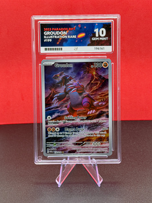 Pokémon S&V Paradox Rift: Groudon 199/182 (ACE 10)