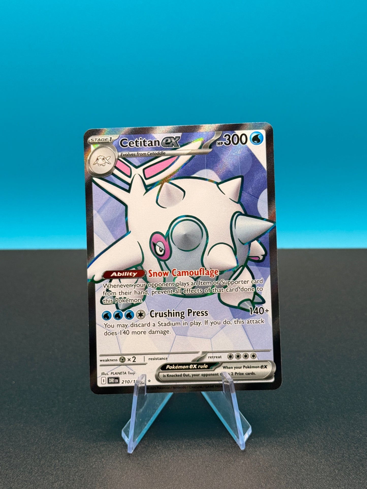 Pokémon TCG S&V Destined Rivals: Cetitan Ex 210/182 (Full Art)