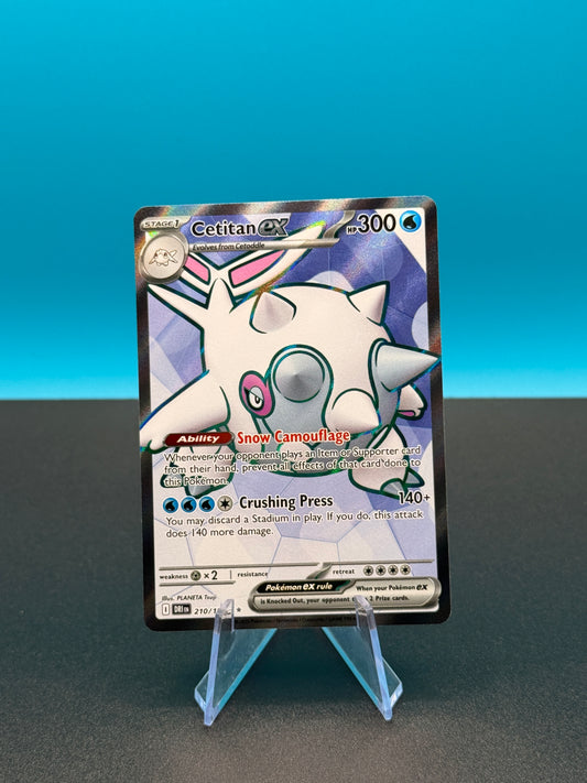 Pokémon TCG S&V Destined Rivals: Cetitan Ex 210/182 (Full Art)