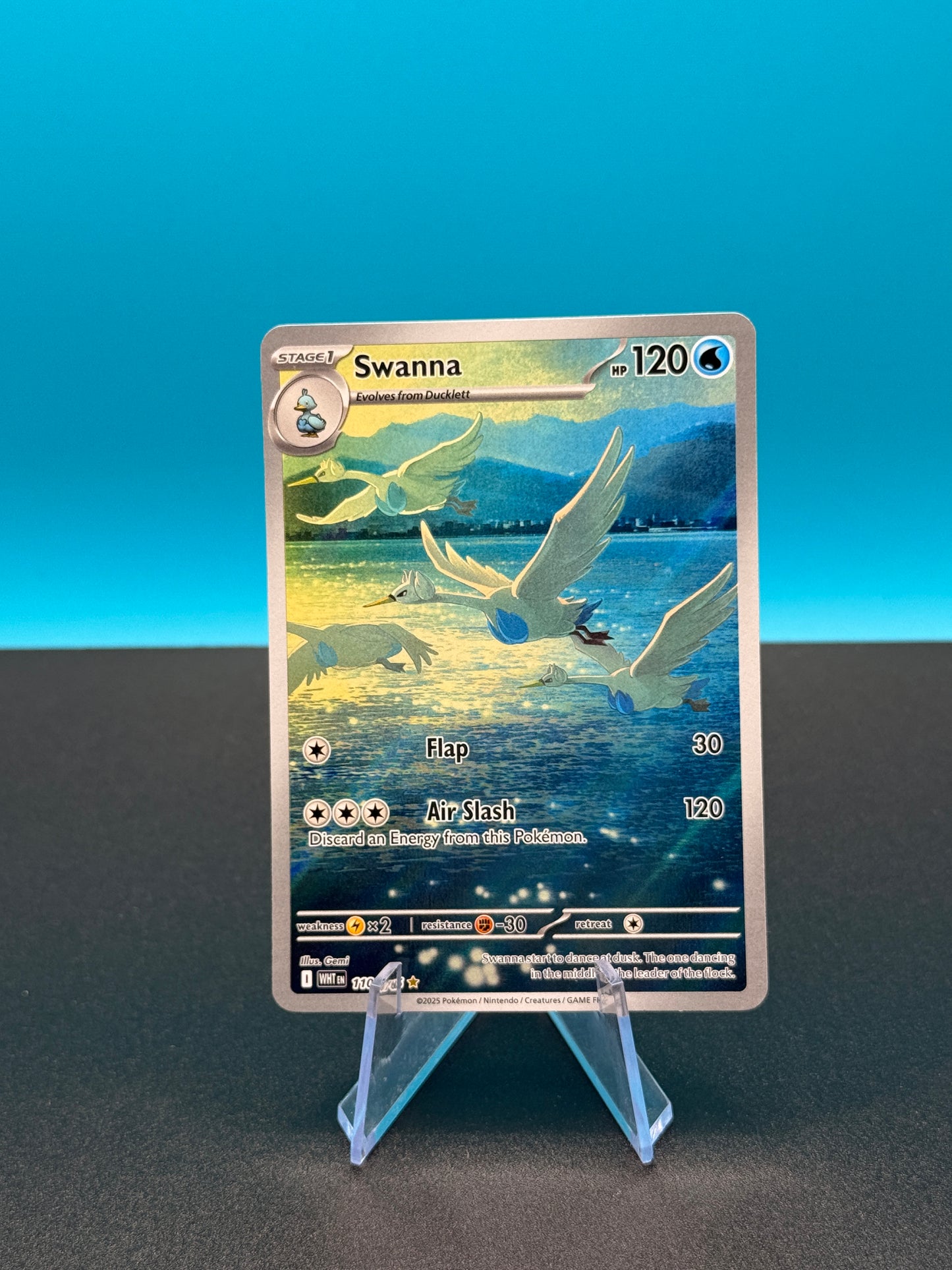 Pokémon TCG S&V White Flare: Swanna 110/086 (Illustration Rare)
