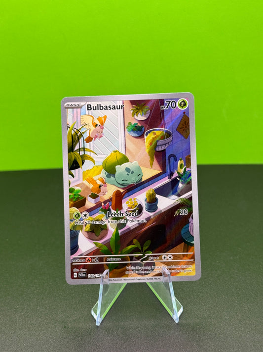 Pokémon TCG S&V Stellar Crown: Bulbasaur 143/142 (Illustration Rare)