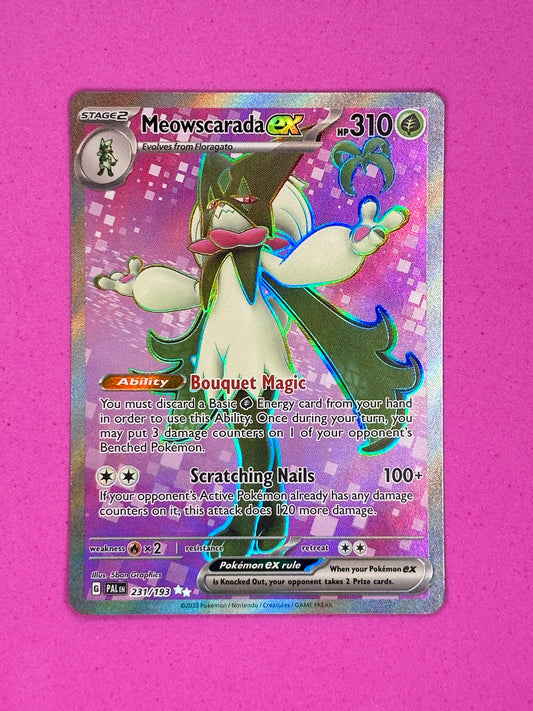 Pokémon S&V Paldea Evolved: Meowscarada Ex 231/193 (Ultra Rare)