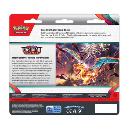Pokémon TCG: Scarlet & Violet-Obsidian Flames Triple Blister & Eevee Promo Card
