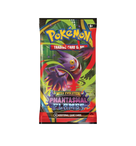 Pokémon TCG Mega Evolutions Phantasmal Flames Single Pack (Random Art)