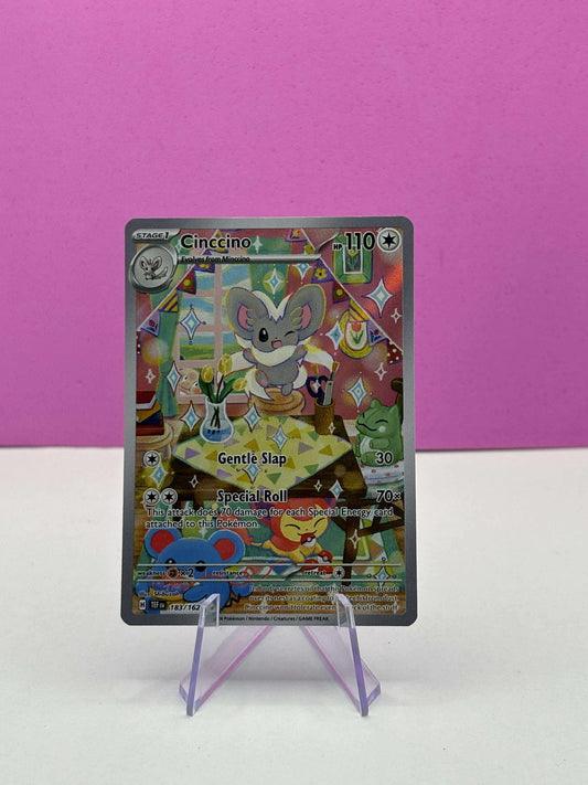 Pokémon TCG S&V Temporal Forces: Cinccino 183/162 (Illustration Rare)
